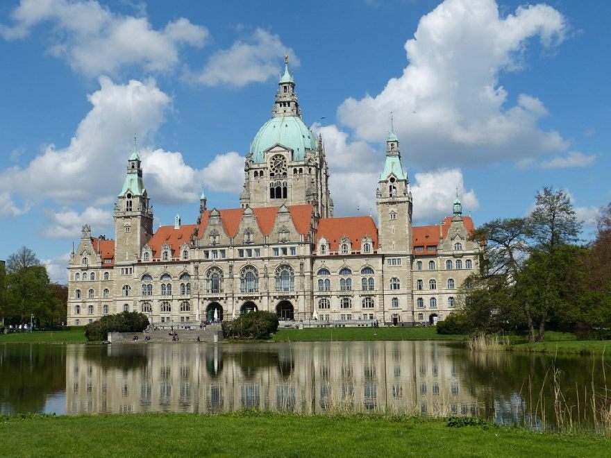 Hannover Castle by day.